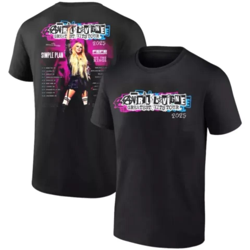 New 2025 Avril Lavigne Greatest Hits Tour North America Tour Shirt Full Size