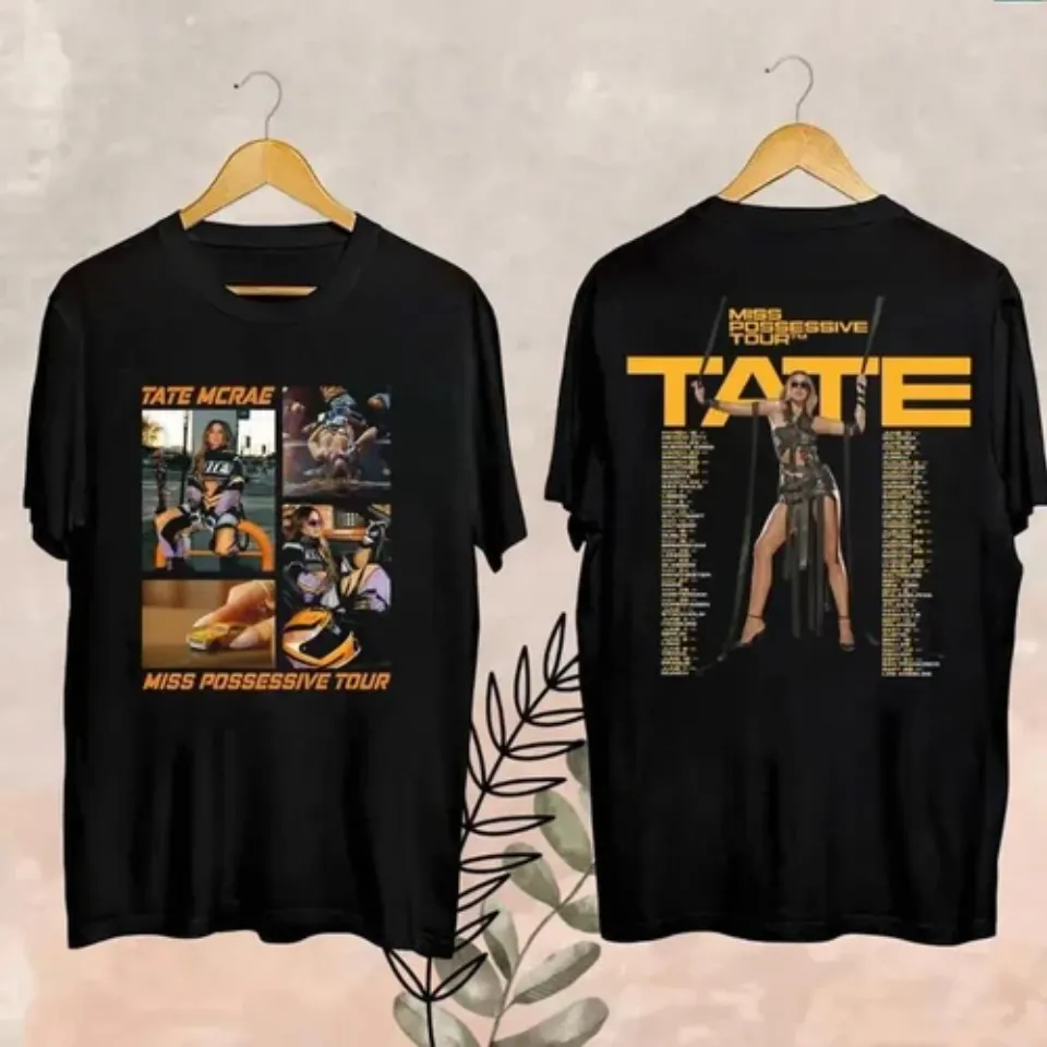 New Tate Mcrae Tour 2025 Fan Shirt Tate Mcrae Miss Possessive World Tour 2025