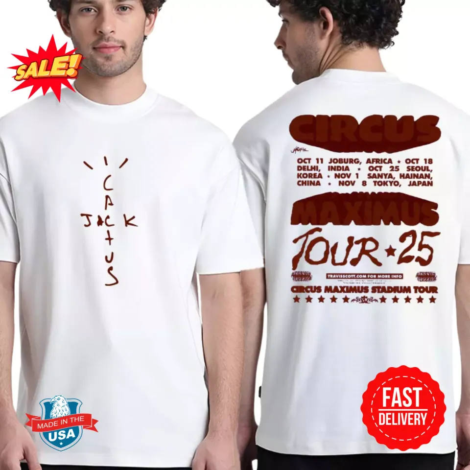 Travis The Circus Maximus Stadium Tour 2025 Start On Oct11 Shirt