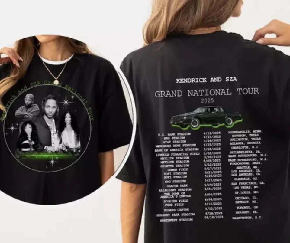 Kendrick Sza Grand National Tour 2025 Gildan Unisex Softstyle Shirt