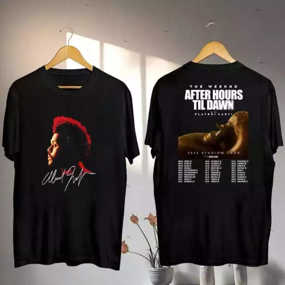 Weeknds Tour 2025 Shirt, Weeknds Hurry Up Tomorrow Tour Shirt