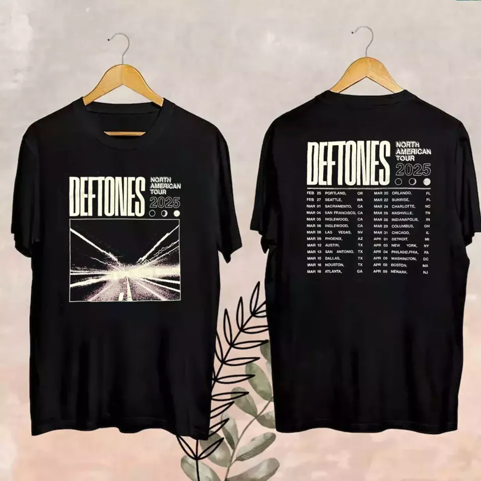 New Deftone 2025 North American Tour Unisex Shirt