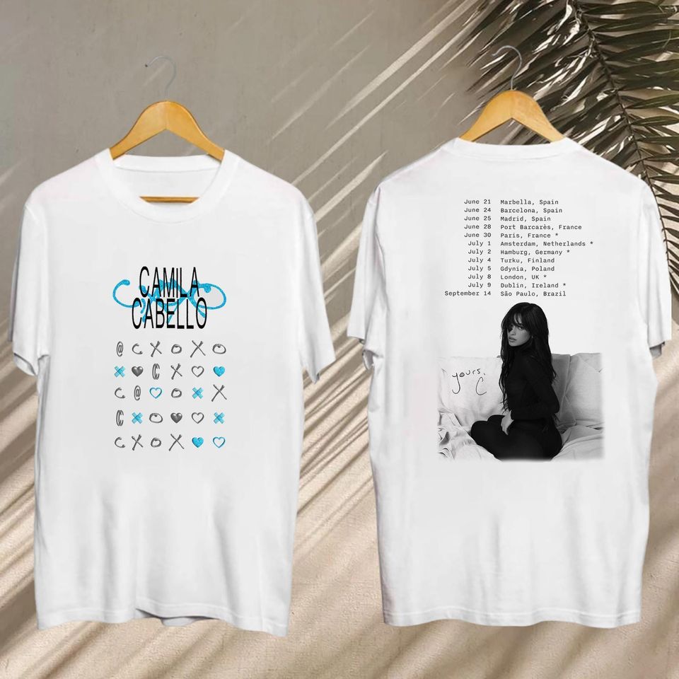New Camila Cabello Shirt, Camila Cabello Yours, C Tour Shirt