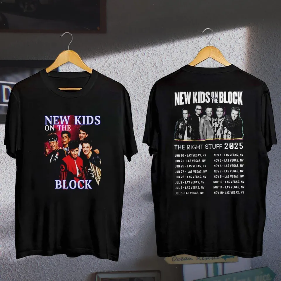New Nkot Block Band 2025 Concert Nk On The Block The Right Stuff Shirt Nkot Block Fan