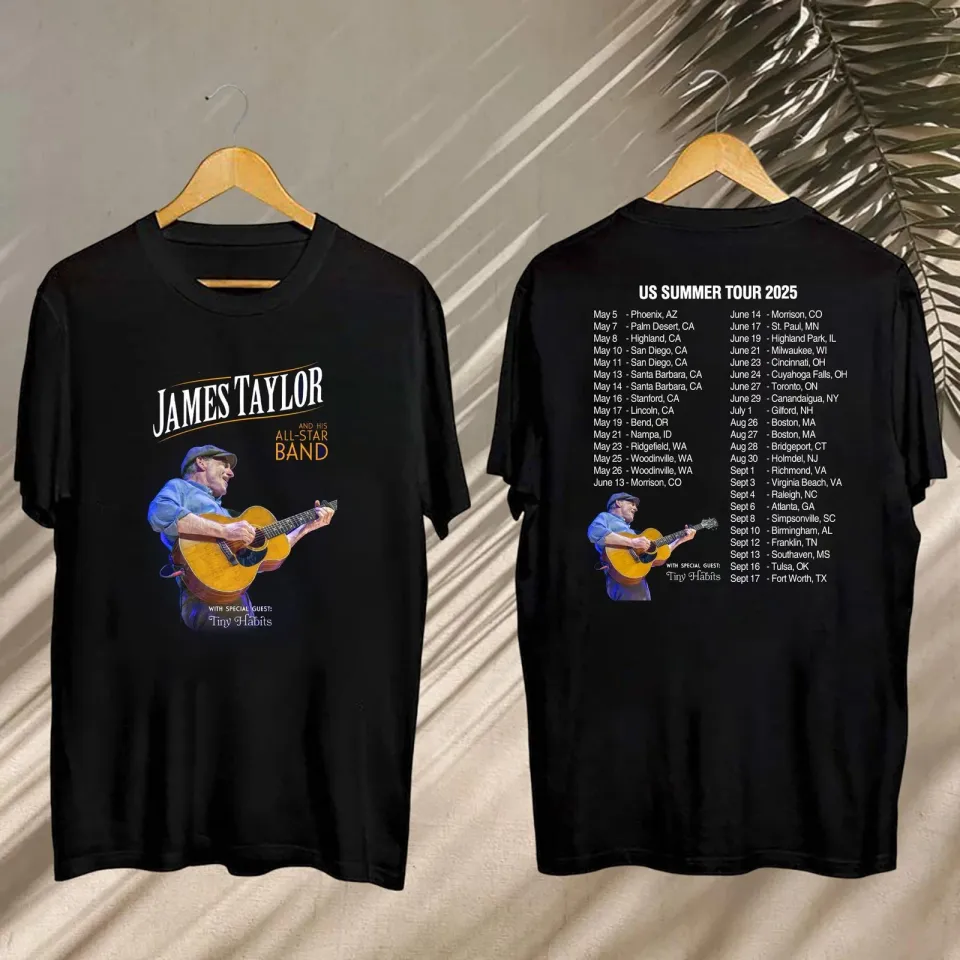 New James Taylor Summer Tour 2025 Shirt James Taylor 2025 Concert James Taylor Fan