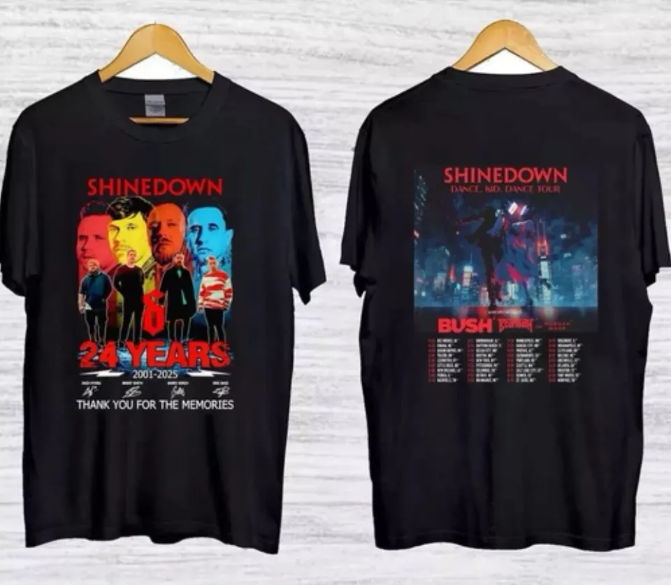 New Shine Down 2025 Dance Kid Dance Tour Shirt Gift For Fans