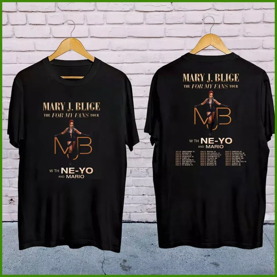 Mary J Blige The For My Fans Tour 2025 Music Unisex Shirt