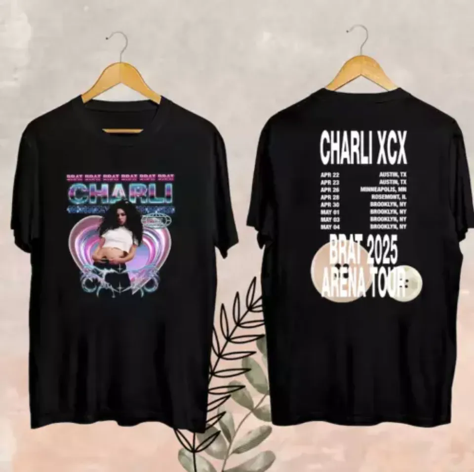 New 2025 Charli Xcx Brat Arena Tour Shirt, Charli Xcx 2025 Concert, Charli Xcx Fan