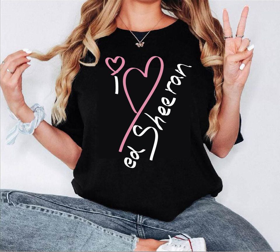 Ed Shee Shirt Mathematics Tour 2025 Concert Uk Shirt Bad Habits Tour Fashion Concert 2025 Pop Music Rnb I Love Ed Shee