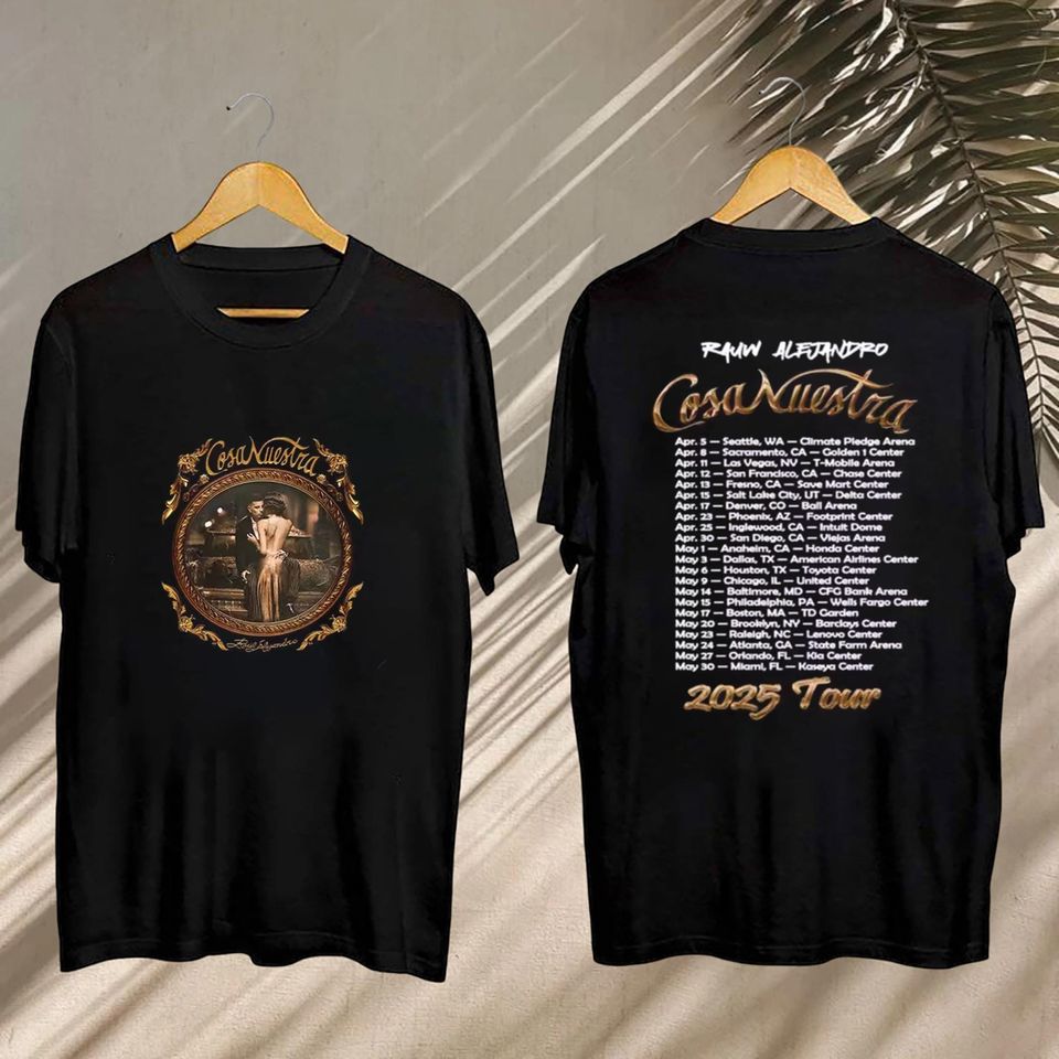 New Rauw Alejandro Cosa Nuestra Tour 2025 Shirt, Rauw Alejandro 2025 Concert, Rauw Alejandro Cosa Nuestra Tour Shirt