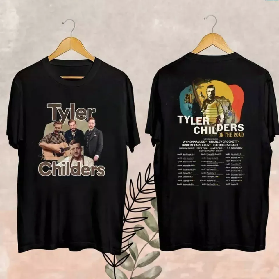 New Tyler Childers Tour 2025 Fan Shirt, Tyler Childers On The Road Tour Shirt