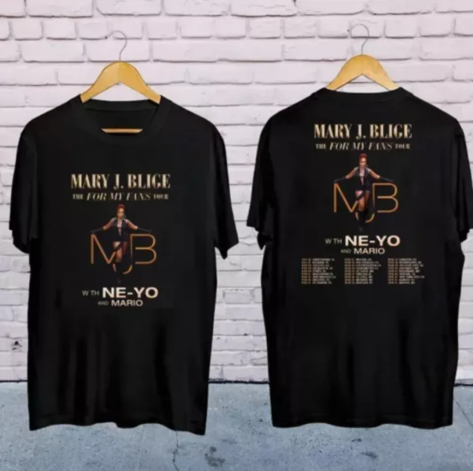 New Mary J Blige The For My Fans Tour 2025 Shirt, Mary J Blige 2025 Concert