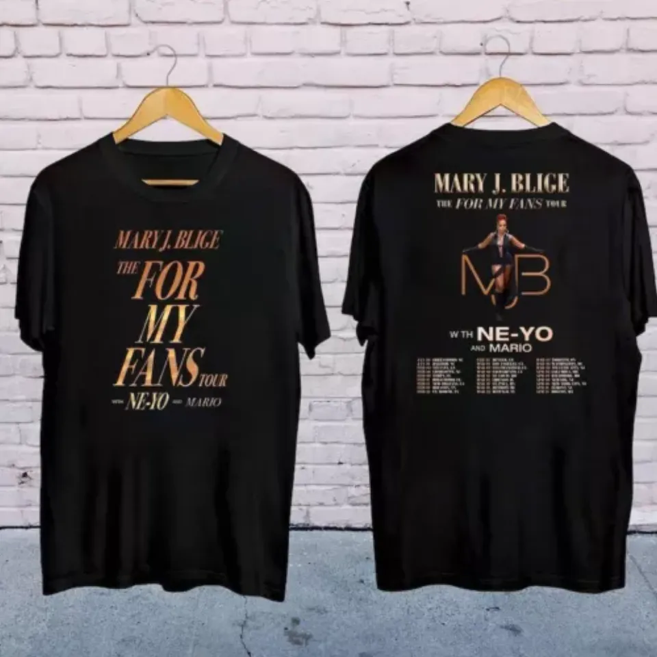 New 2025 ‘Mary J Blige’ The For My Fans Tour Shirt
