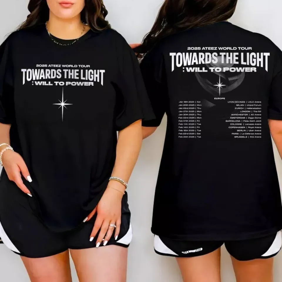 New 2025 Ashirtz World Tour Towards The Light Will To Power Shirt
