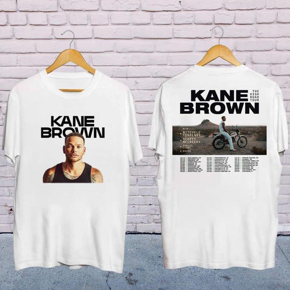 New Kane Brown Graphic Shirt, 2025 Kane Brown The High Road Tour Shirt, Kane Brown Fan Gifts
