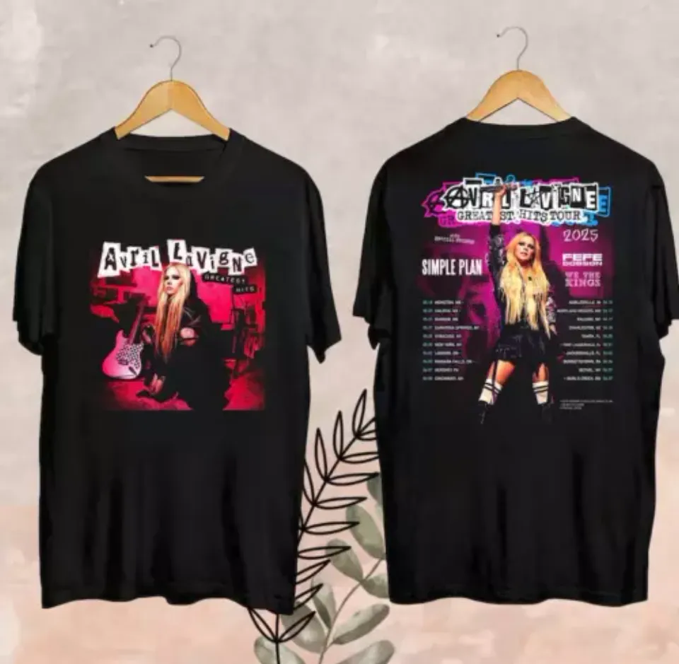 2025 Avril Lavigne Greatest Hits Tour Shirt, Avril Lavigne 2025 Concert