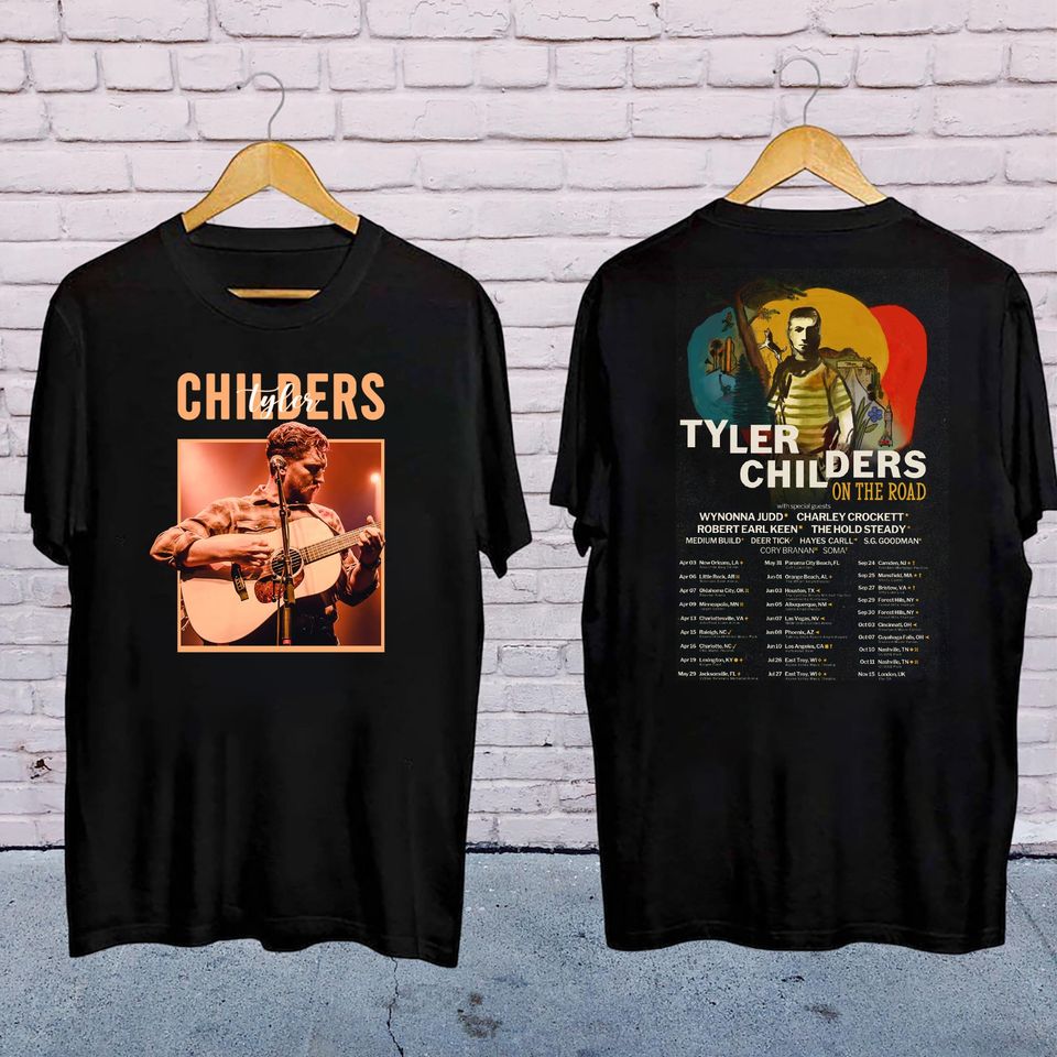 New 2025 Tyler Childers On The Road Tour Shirt, Tyler Childers Graphic Shirt, Tyler Childers Fan Gift