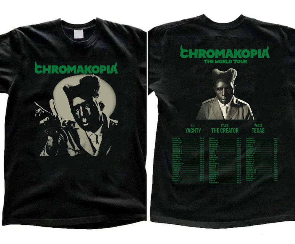 New 2025 Tyler The Creator Chromakopia Tour Shirt, Graphic Tyler The Creator Shirt, Tyler Creator Fan Gift