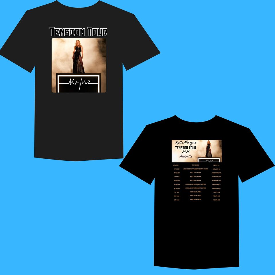 New Kylie Minogue Australian Tour 2025 Shirt