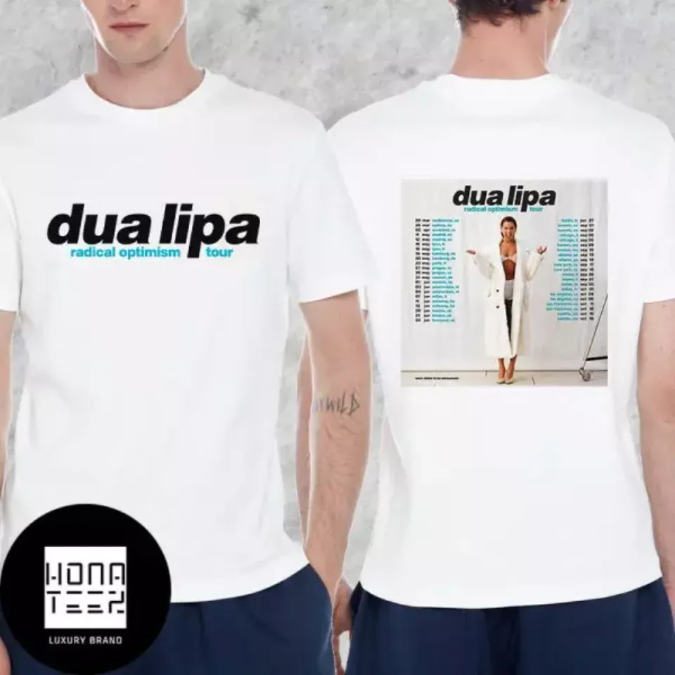 New Dua Lipa Radical Optimism Tour 2025 Tour Date Fan Gifts Shirt