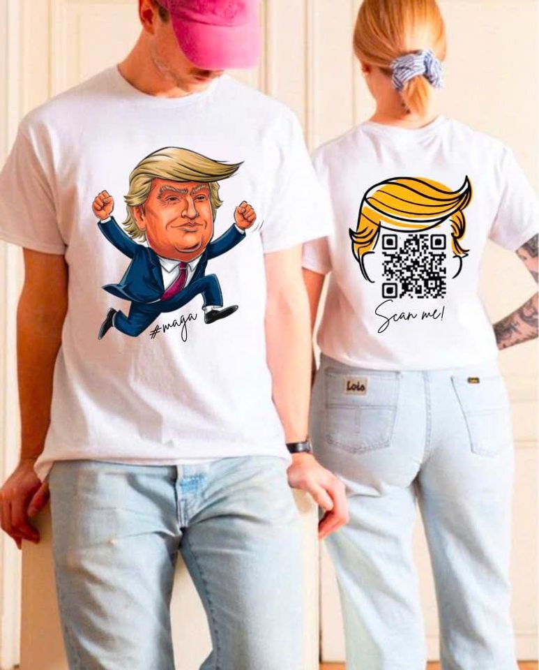 Trump Qr Code Shirt, Trump Qr, Trump 47Th Presidenshirt