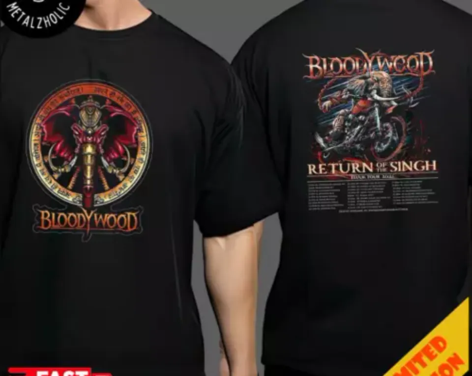 New Bloodywood Return Of The Singh Tour 2025 Shirt