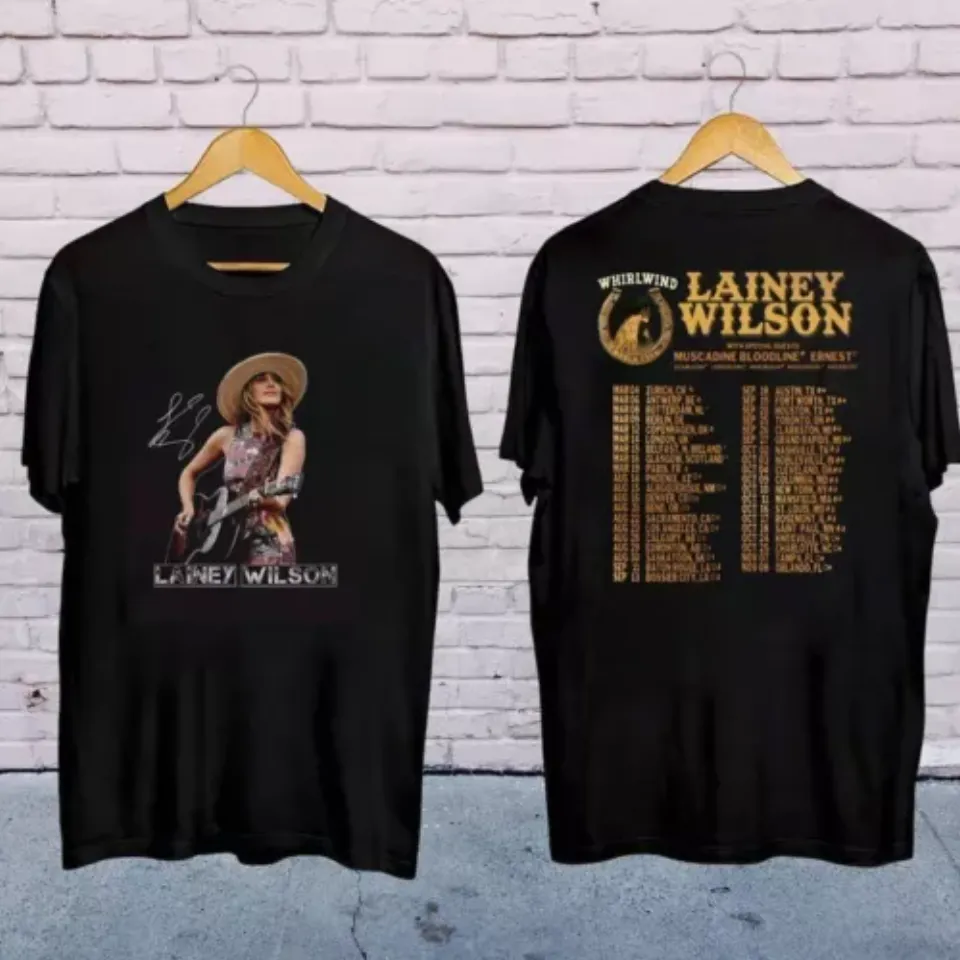 2025 Lainey Wilson Whirlwind World Tour Shirt, Lainey Wilson Country Music