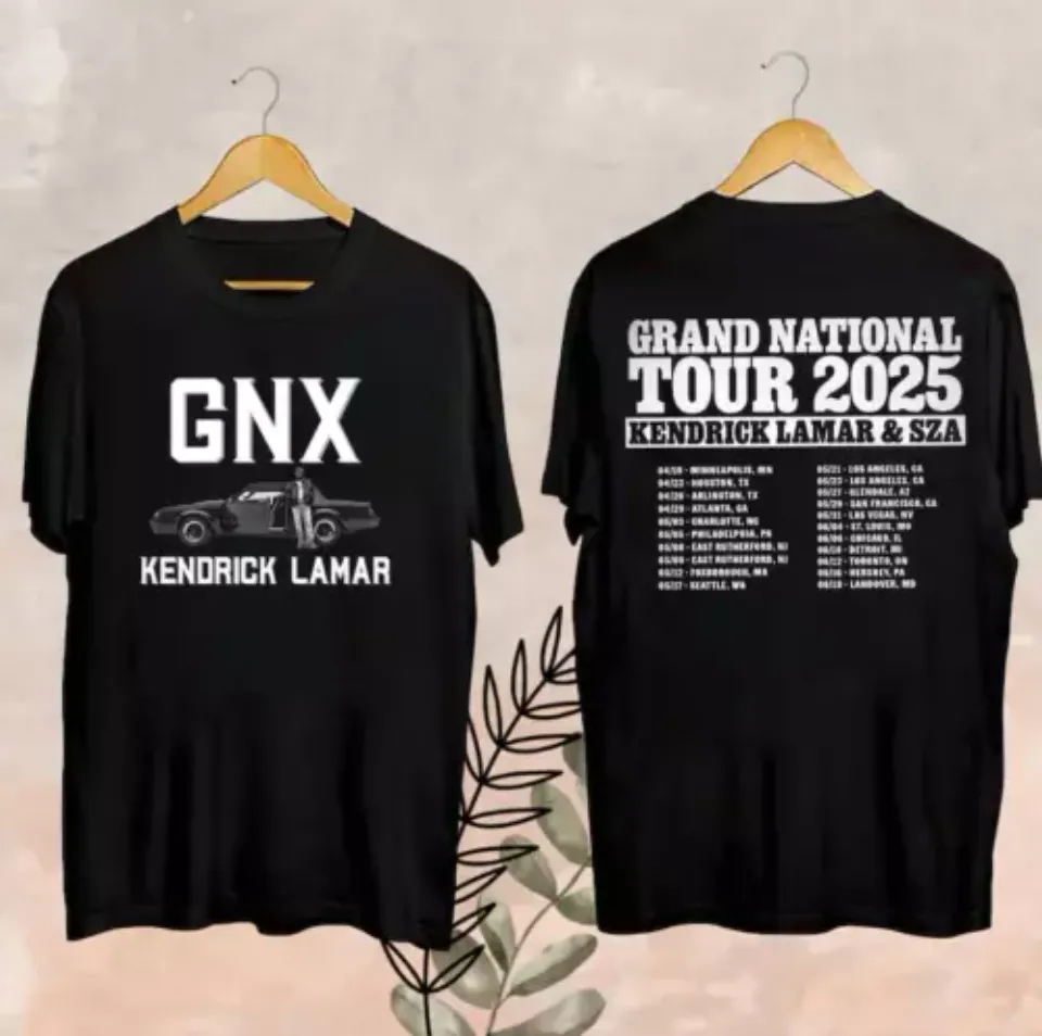 New Grand National Tour Merch, Kendrick Lamar Tour 2025 Fan Shirt, Kendrick Lamar