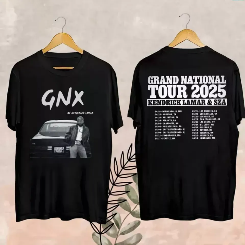 New Kendrick Lamar Tour 2025 Fan Shirt, Kendrick Lamar Gnx Shirt