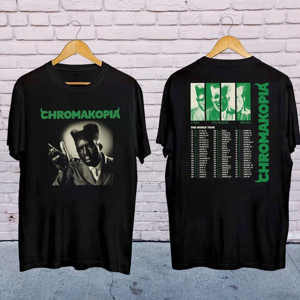 New 2025 Tyler The Creator Chromakopia Tour Shirt, Graphic Tyler The Creator Shirt