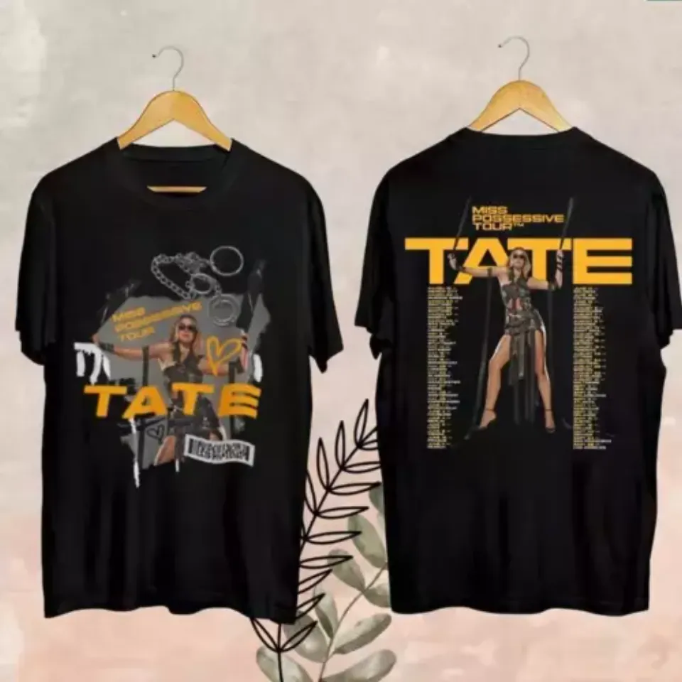 New 2025 Tate Mcrae Tour Fan Shirt, Tate Mcrae Miss Possessive World Tour 2025 Shirt