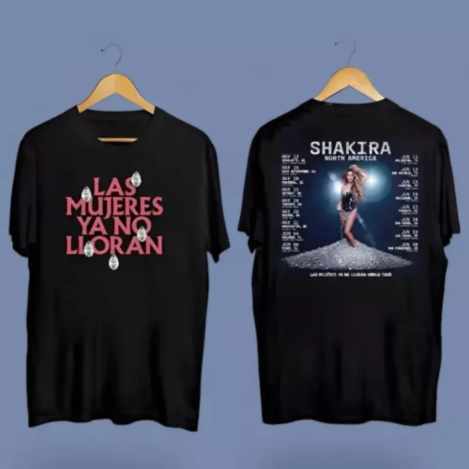 New Shakira Las Mujeres Ya No Lloran World Tour 2025 Graphic Shirt