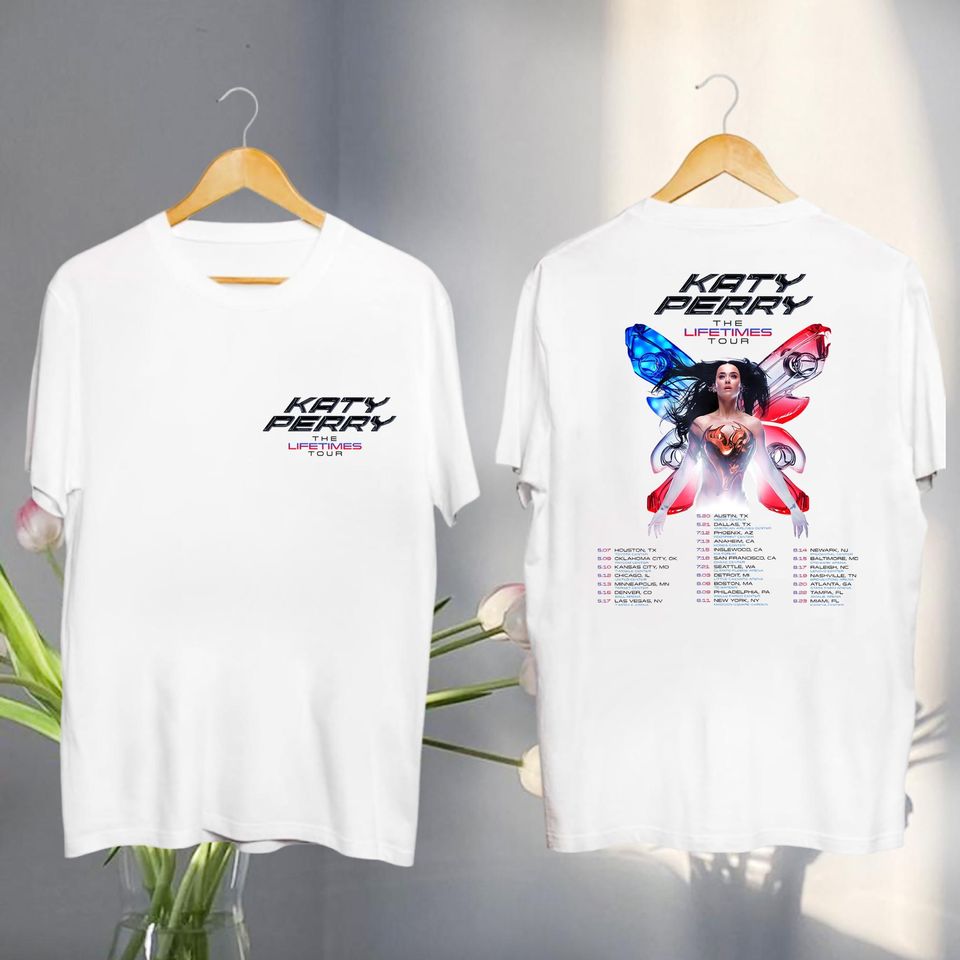 Katy Perry The Lifetime Tour 2025 Shirt, Katy Perry 2025 Concert, Katy Perry Fan Gift