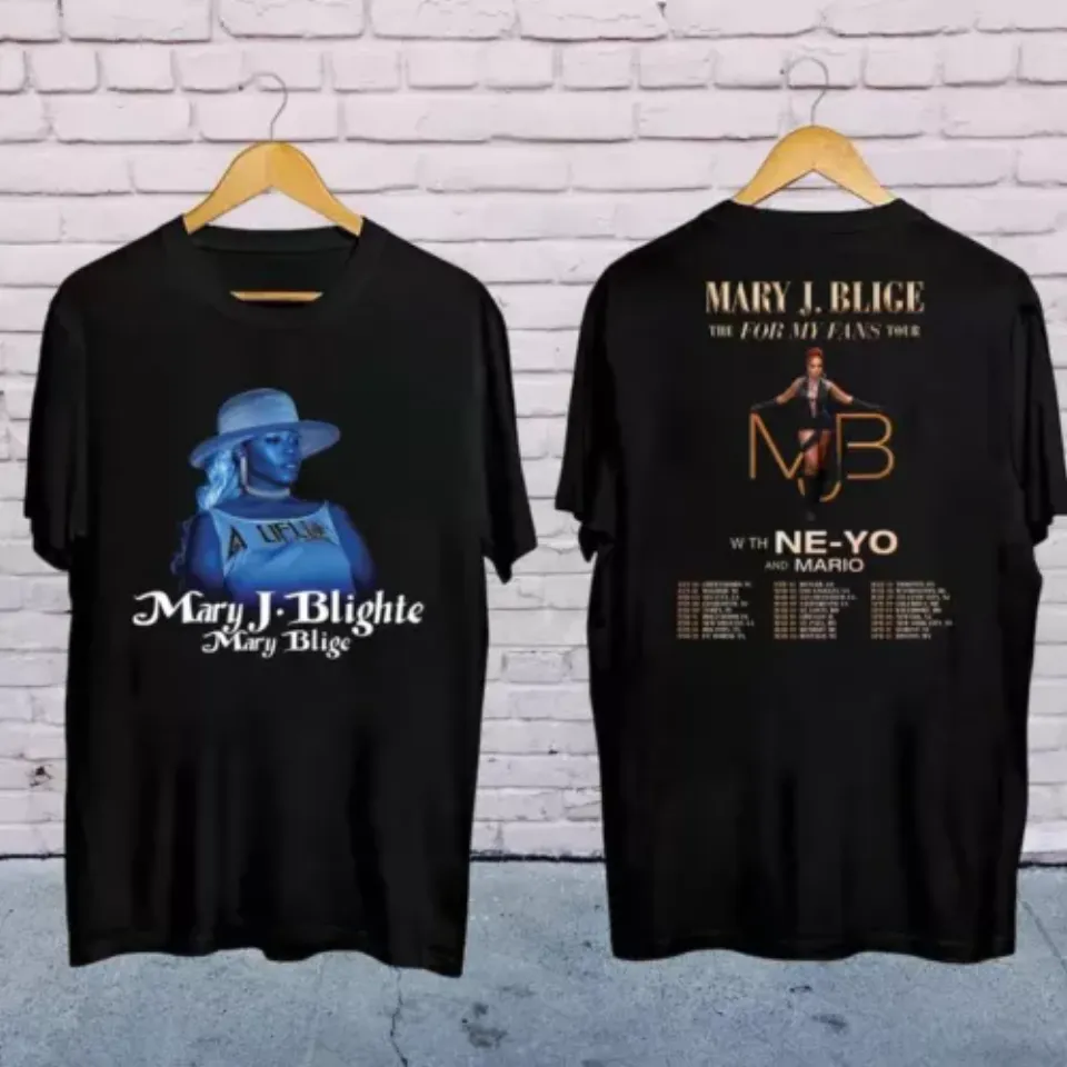 Mary J Blige 2025 Concert Music Shirt, 2025 Mary J Blige The For My Fans Music Shirt