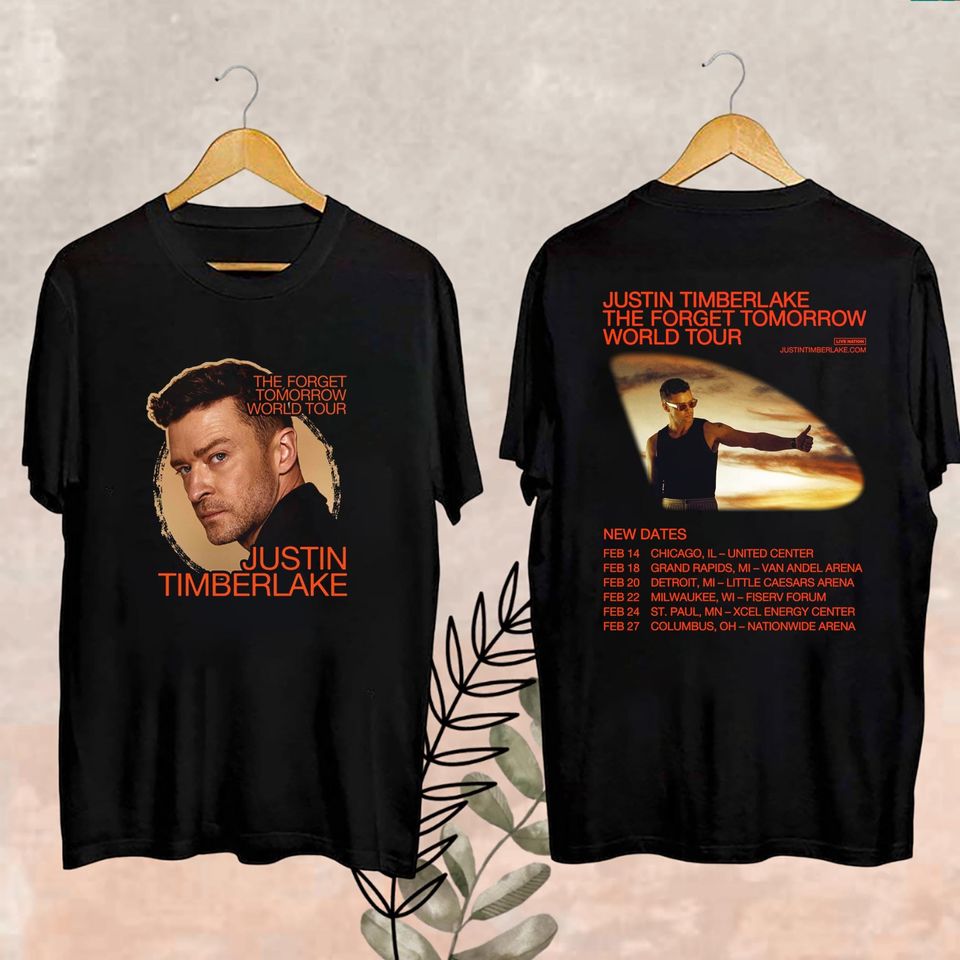 2025 Justin Timberlake The Forget Tomorrow Shirt, The Forget Tomorrow World Tour 2025 Shirt
