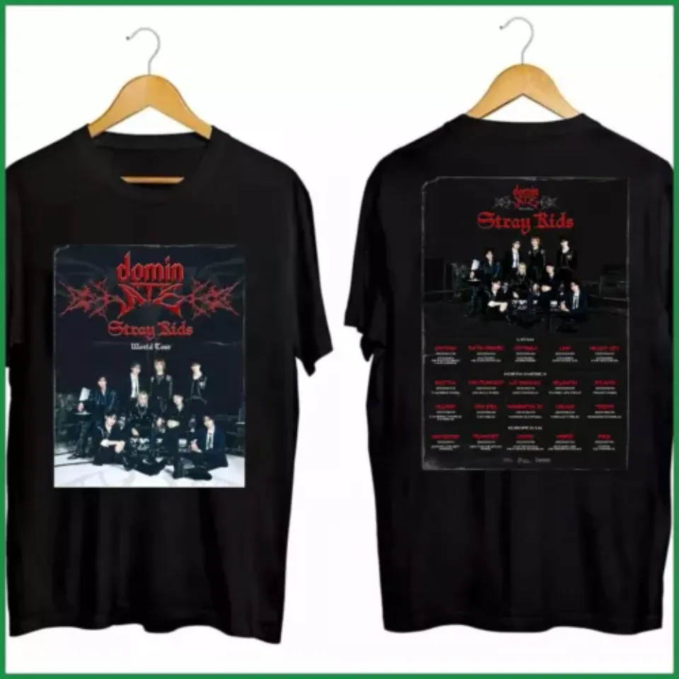 New - Stray Kids World Tour Dominate Skz 2025 Shirt Gift For Fan