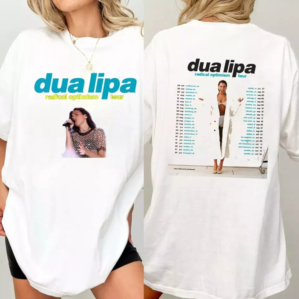 Dua Lipa Radical Optimism Tour 2025 Shirt, Dua Lipa 2025 Concert Gifts For Fans