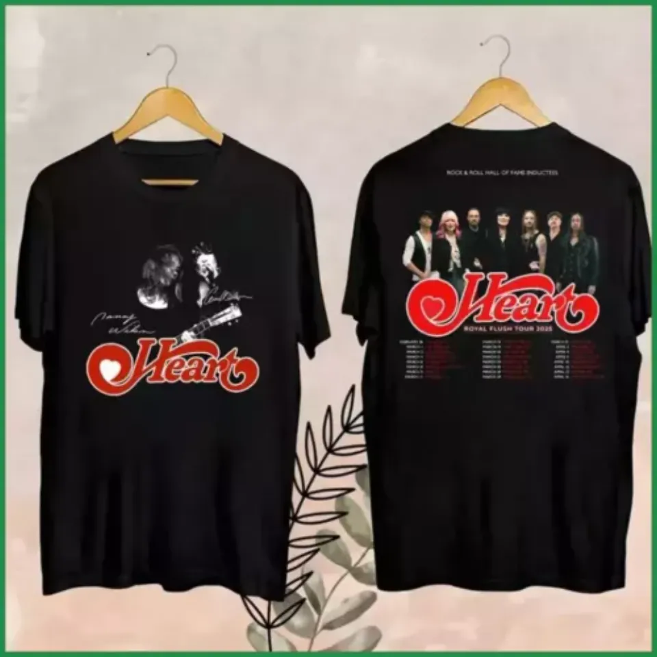 Rock Band Heart 2025 Tour Shirt, Heart Tour 2025 Shirt
