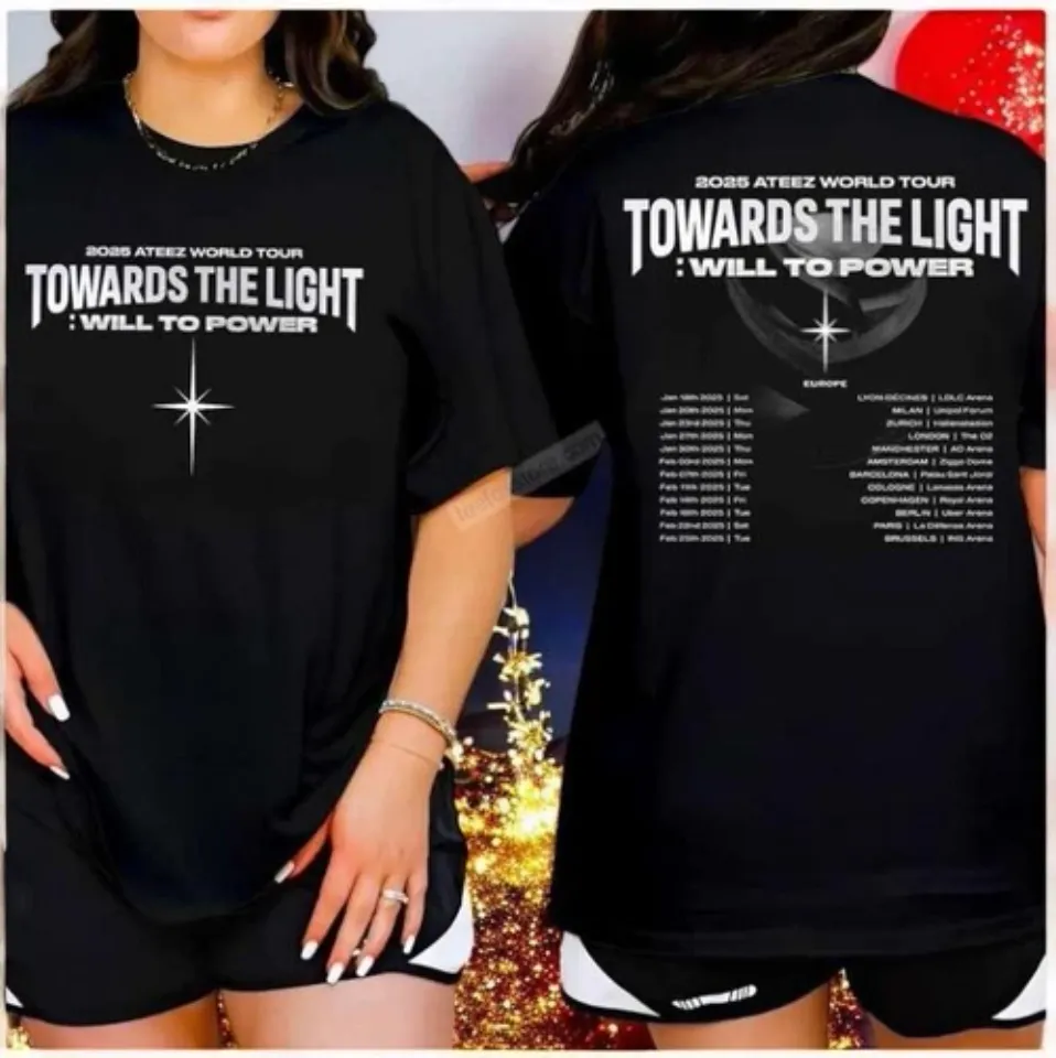 Ashirtz World Tour 2025 Towards The Light Will To Power Shirt All Size