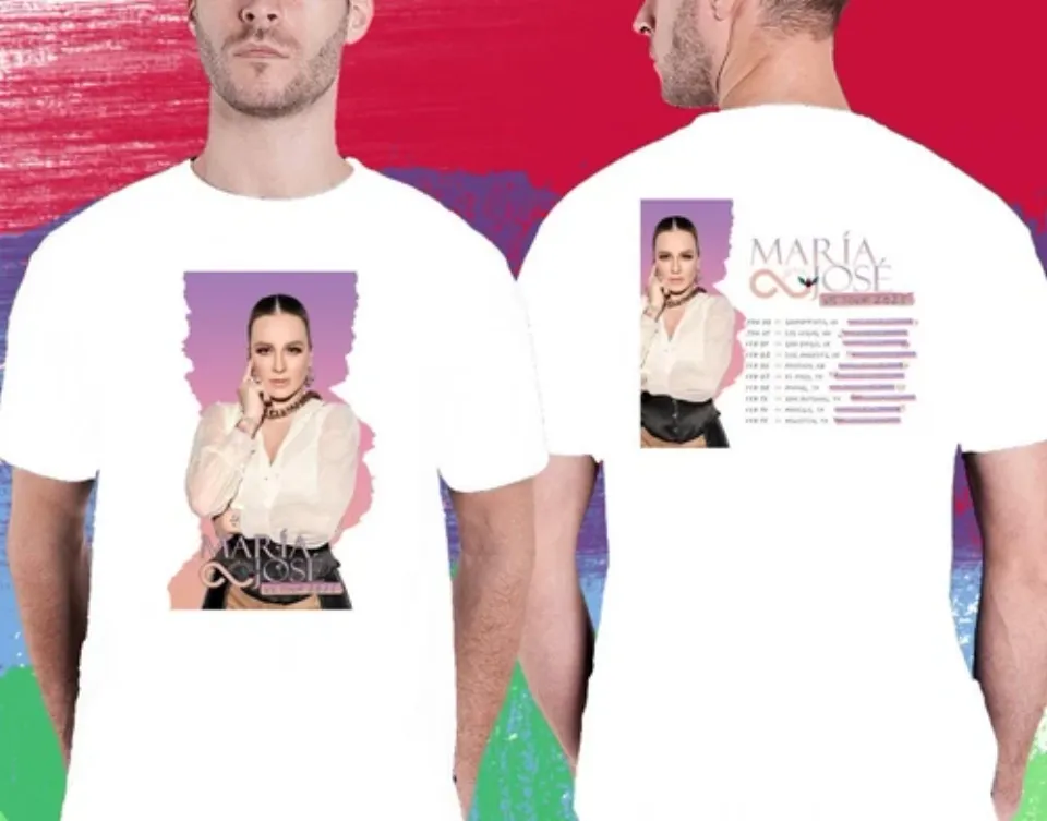 Maria Jose Libertad Usa Tour 2025 Maria Jose Double Sided Shirt