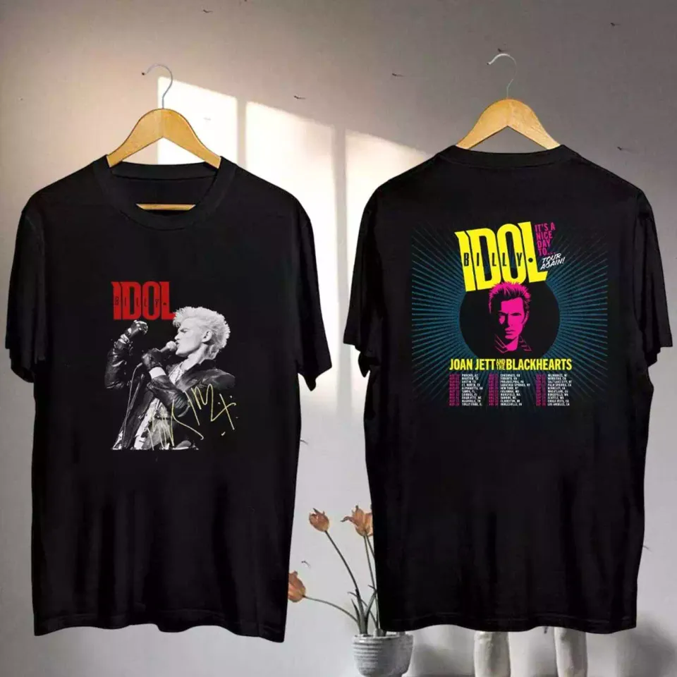 New Billy Idol 2025 Concert Shirt Billy Idol Merch