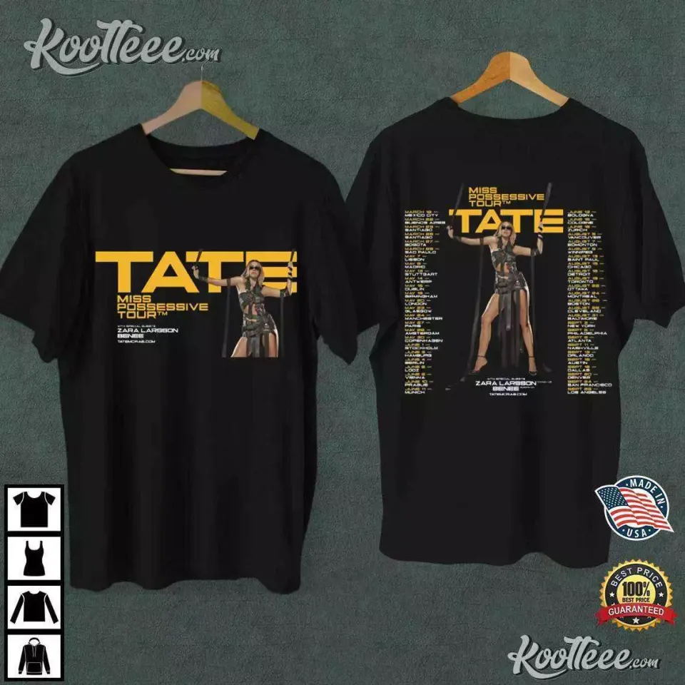 New Tate Mcrae Miss Possessive Tour 2025 Merch Shirt