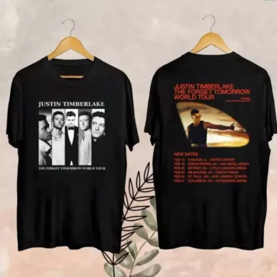 New Justin Timberlake World Tour 2025 Fan Gift Unisex Shirt