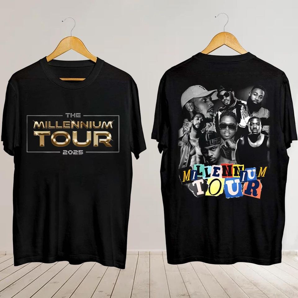 New The Millennium 2025 Tour Shirt, Bow Wow Tour, Omarion Graphic Shirt