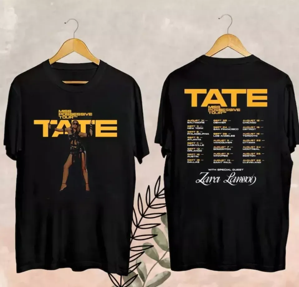 New Tate Mcrae Miss Possessive World Tour 2025 Shirt, Miss Possessive World Tour Merch