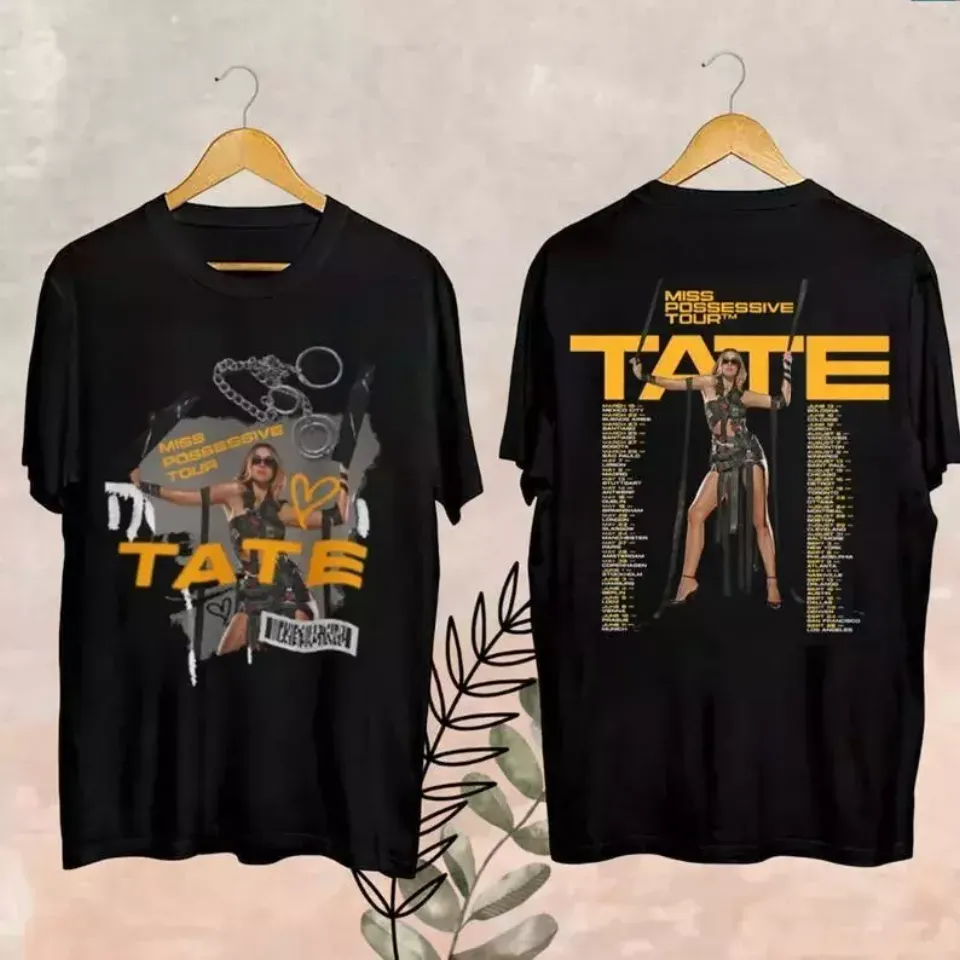 New 2025 Tate Mcrae Tour Fan Shirt, Tate Mcrae Miss Possessive World Tour 2025 Shirt