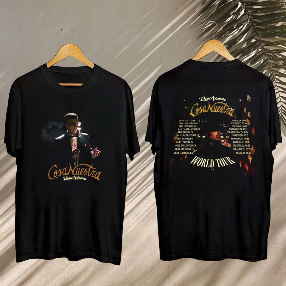 New 2025 Rauw Alejandro Concert Fan Shirt, Rauw Alejandro Cosa Nuestra Tour Shirt, Rauw Alejandro Fan Gift