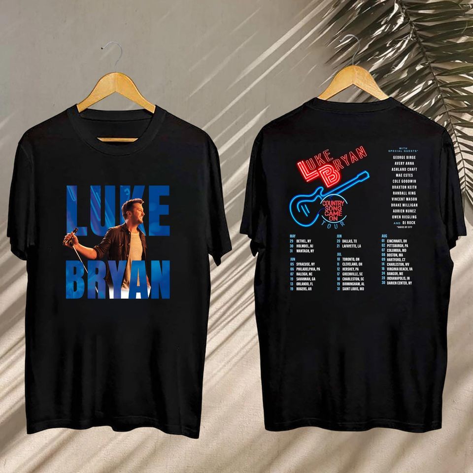 New Luke Bryan 2025 Concert, 2025 Luke Bryan Country Song Came On Tour Shirt, Luke Bryan Fan Gift