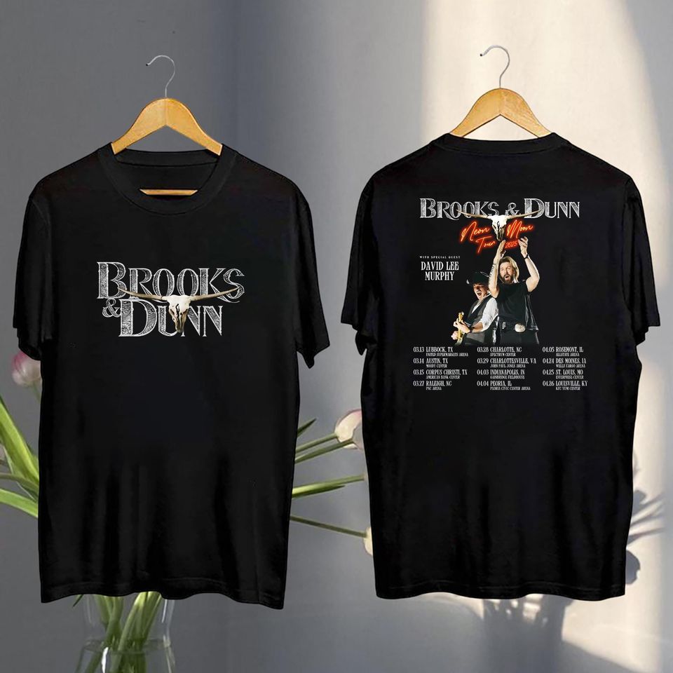 New 2025 Brooks And Dunn Neon Moon Tour Shirt, Brooks & Dunn Merch, Brooks And Dunn Country Music
