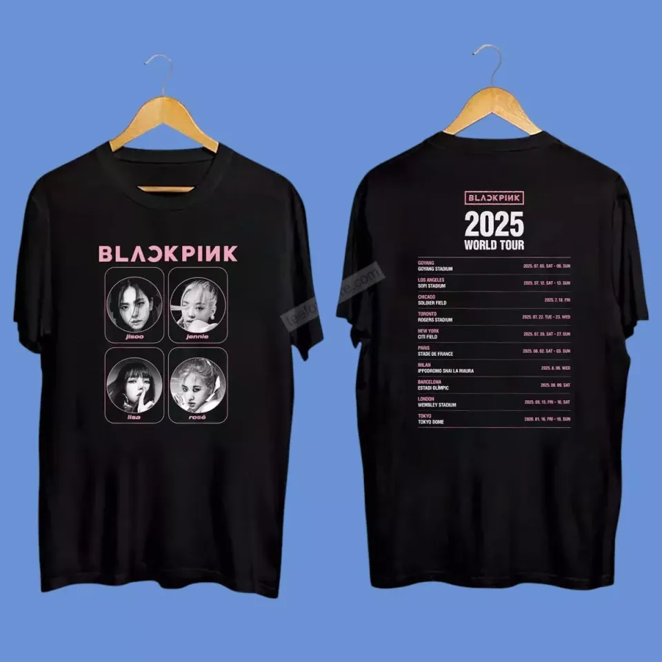 New Black Pink World Tour 2025 Shirt